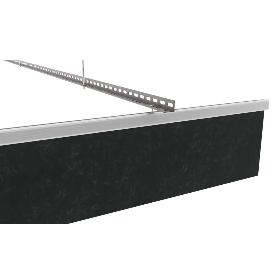 Slate Acoustic Cealing Baffles Smoked Color