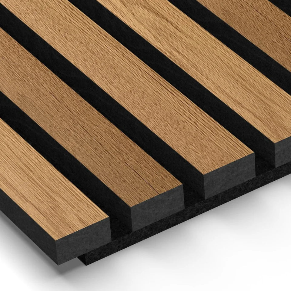Slat Wood Acoustic Wall Panel Maple Color
