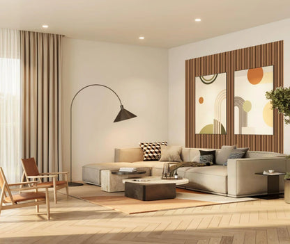Slat Wood Acoustic Wall Panel Maple Color