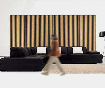 Slat Wood Acoustic Wall Panel Maple Color