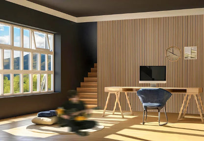 Natural Slat Wood Acoustic Wall Panel