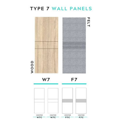 Architectural Felt Wood Wall Panels - Type 6