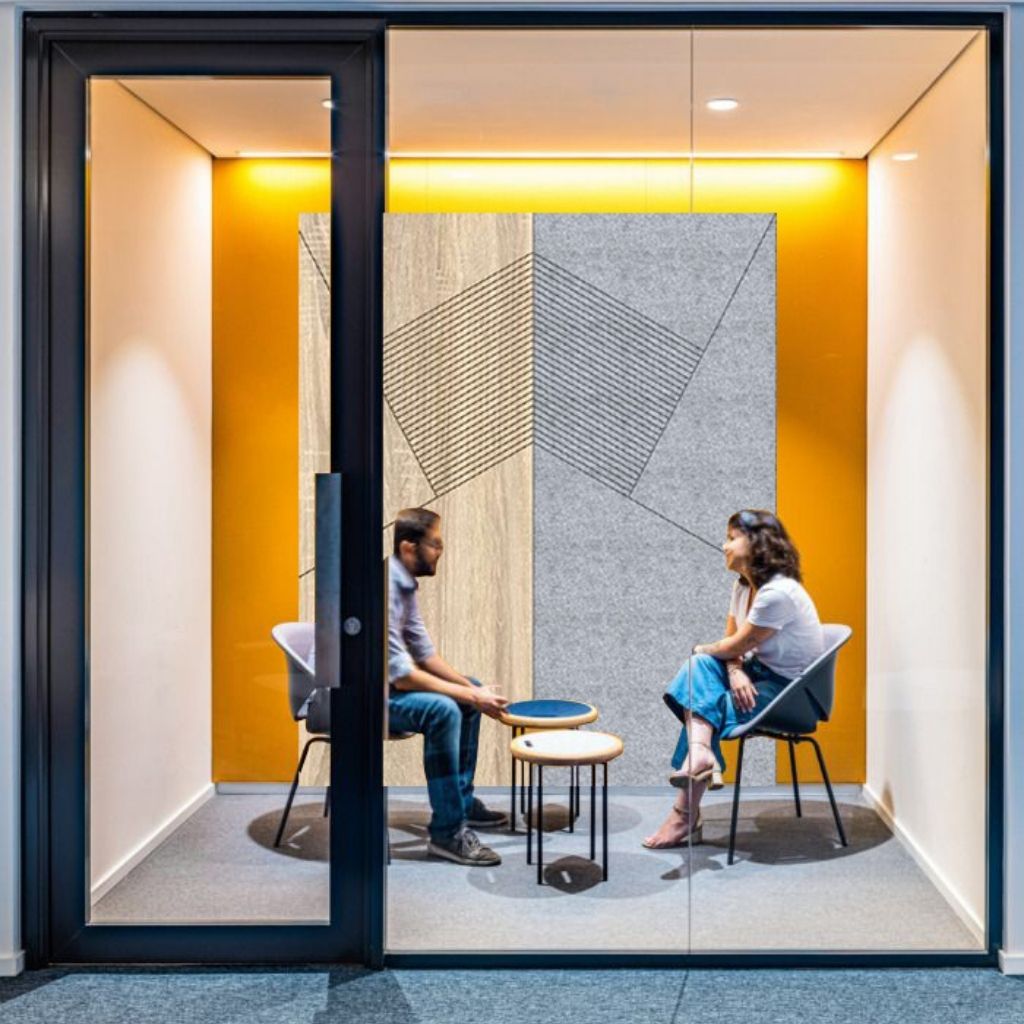 ACOUSTIC ARCHITECTURAL FELT PANEL F1 LEFT GREY