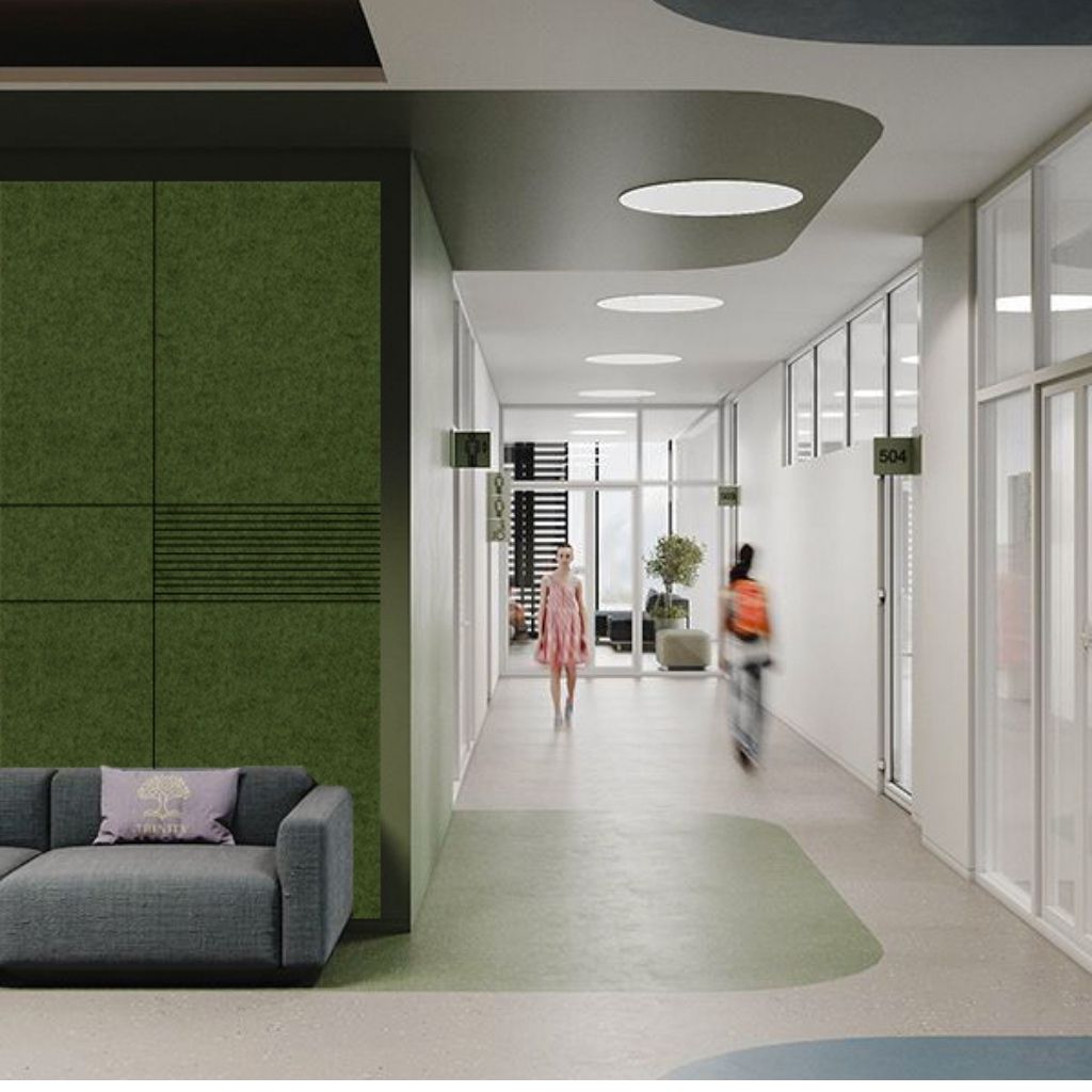 ACOUSTIC ARCHITECTURAL FELT PANEL F7 GREY