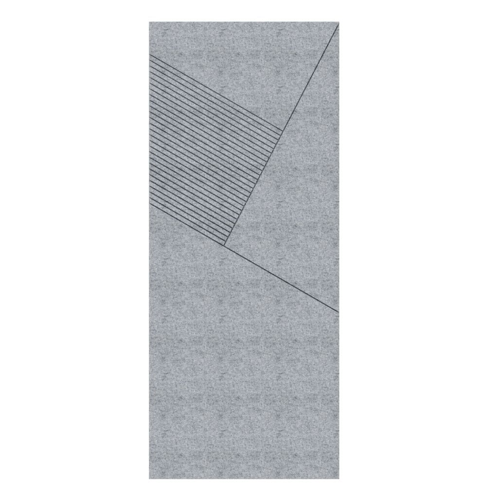 ACOUSTIC ARCHITECTURAL FELT PANEL F1 LEFT GREY