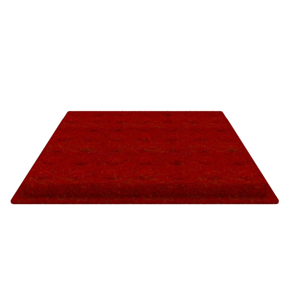ACOUSTIC FELT DROP CEILING TILE DOT MINI RED 10 in a BOX