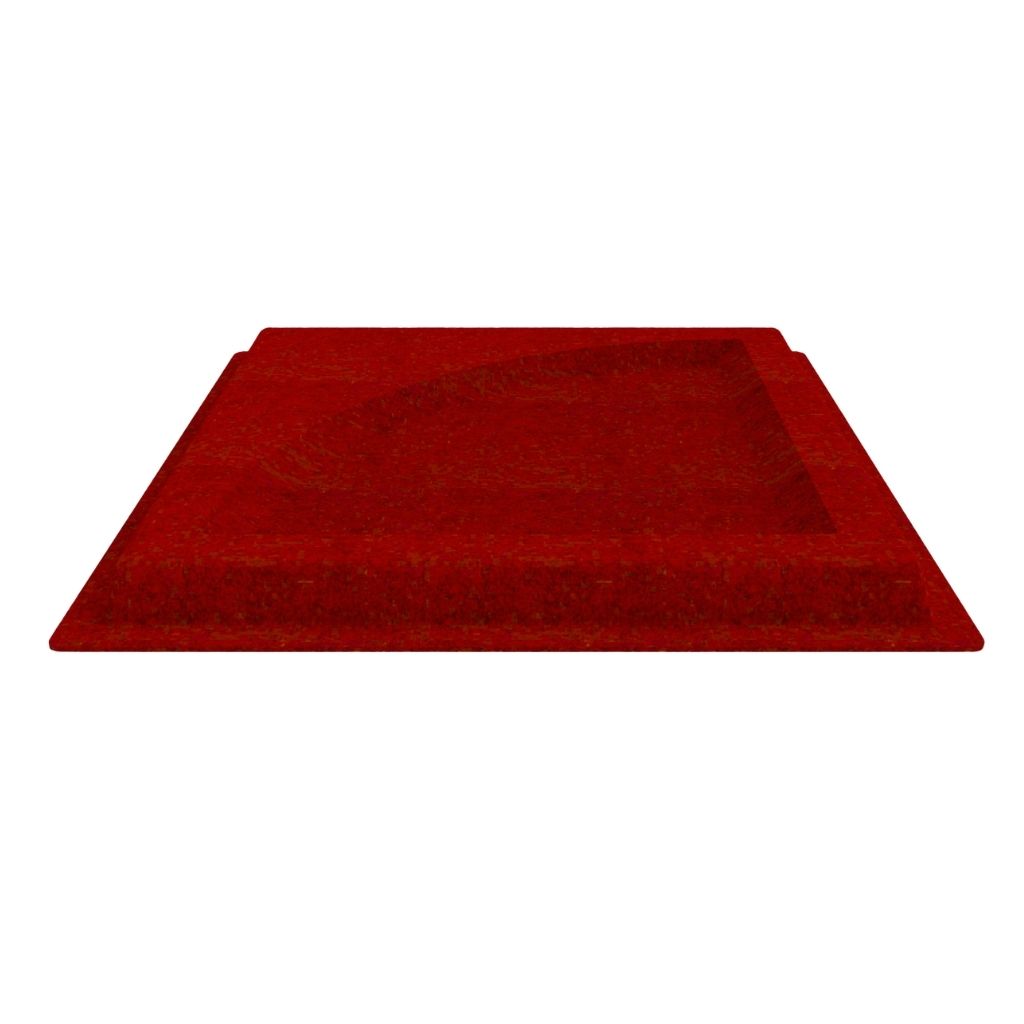 ACOUSTIC FELT DROP CEILING TILE QUARD RED