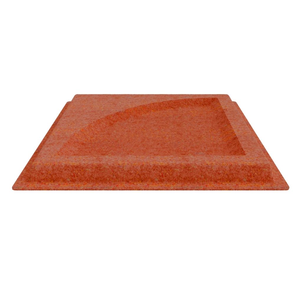 ACOUSTIC FELT DROP CEILING TILE QUARD ORANGE