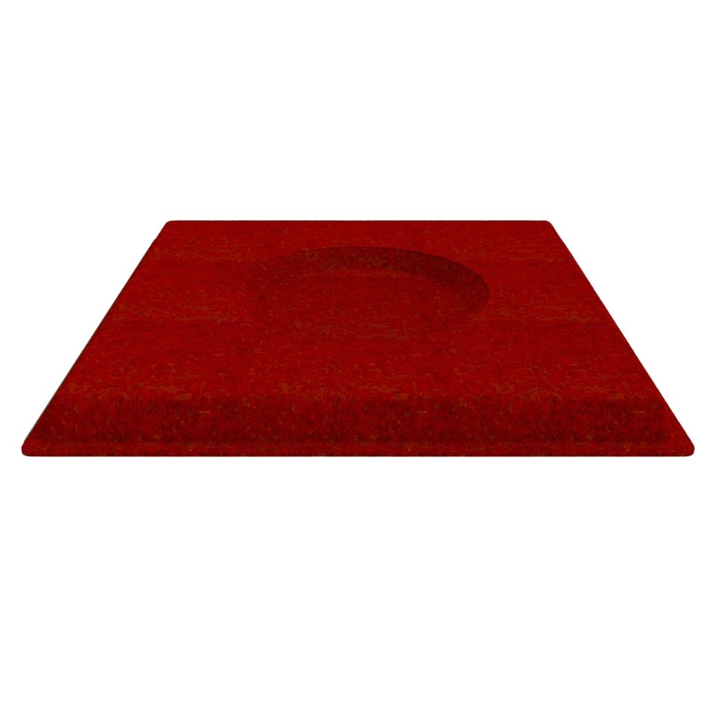 ACOUSTIC FELT DROP CEILING TILE ZERO RED