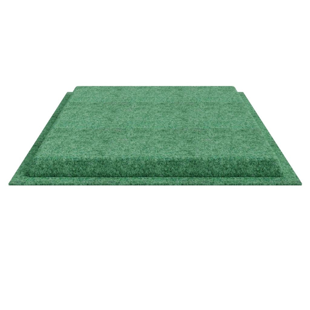 BASE ACOUSTIC FELT DROP CEILING TILE GREEN 10 in a BOX