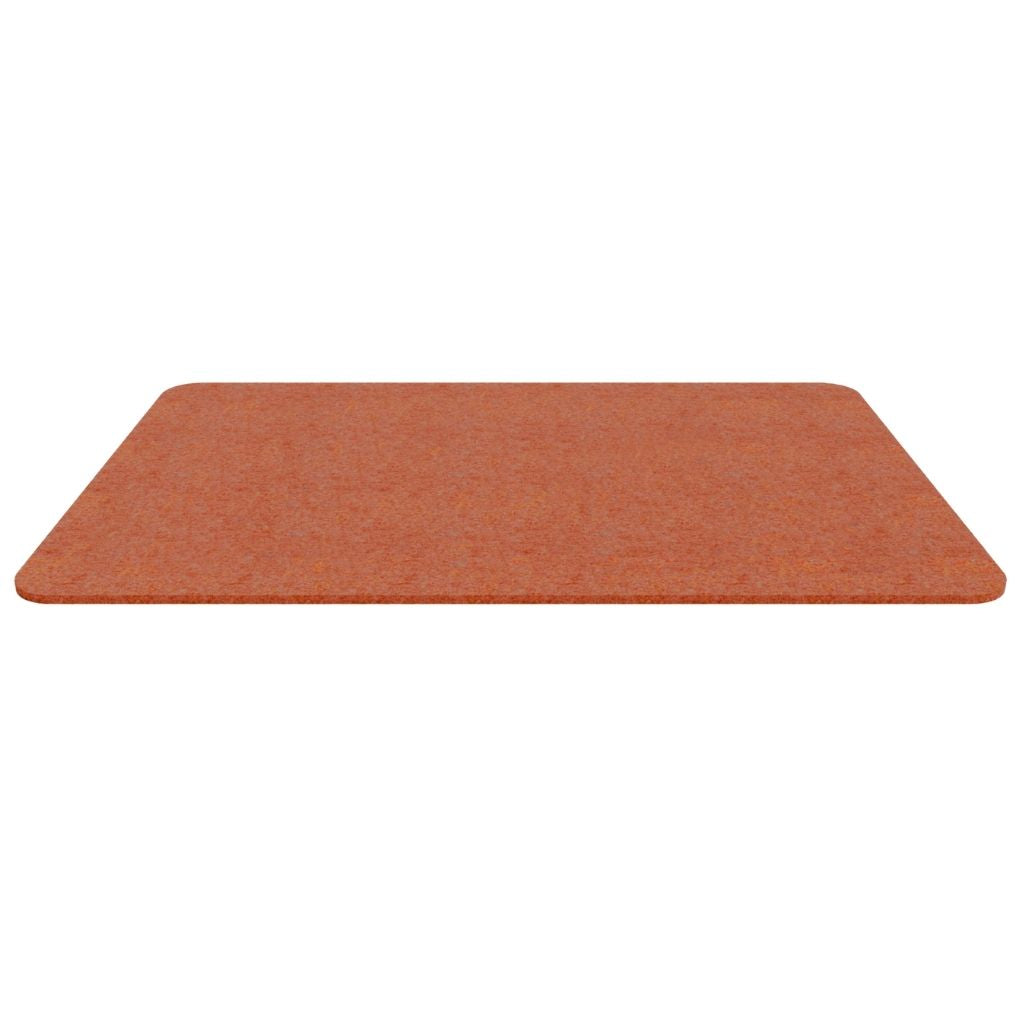 PLATE 80 ACOUSTIC FELT HANGING CEILING TILE ORANGE 10 in a BOX