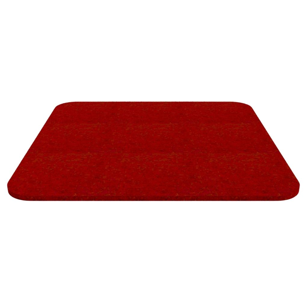 ACOUSTIC FELT HANGING CEILING TILE PLATE 60 RED