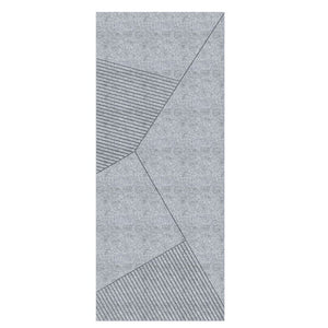 ACOUSTIC ARCHITECTURAL FELT PANEL F3 LEFT GREY
