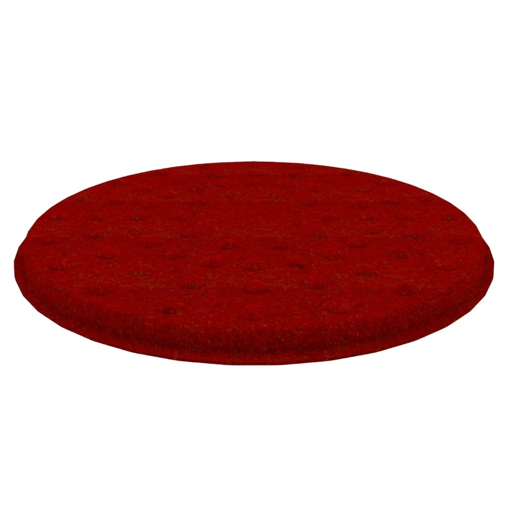 ACOUSTIC FELT HANGING CEILING TILE DOT ROUND RED