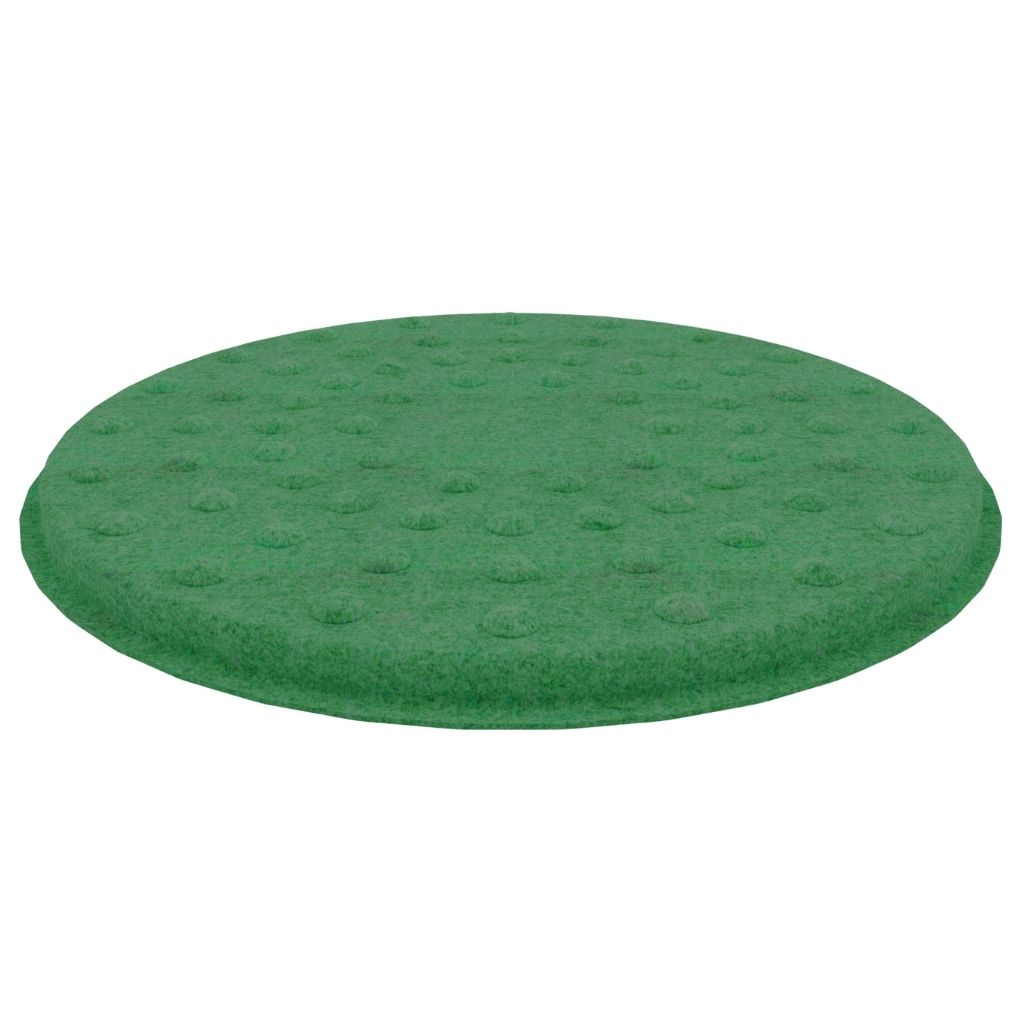 ACOUSTIC FELT HANGING CEILING TILE DOT ROUND GREEN