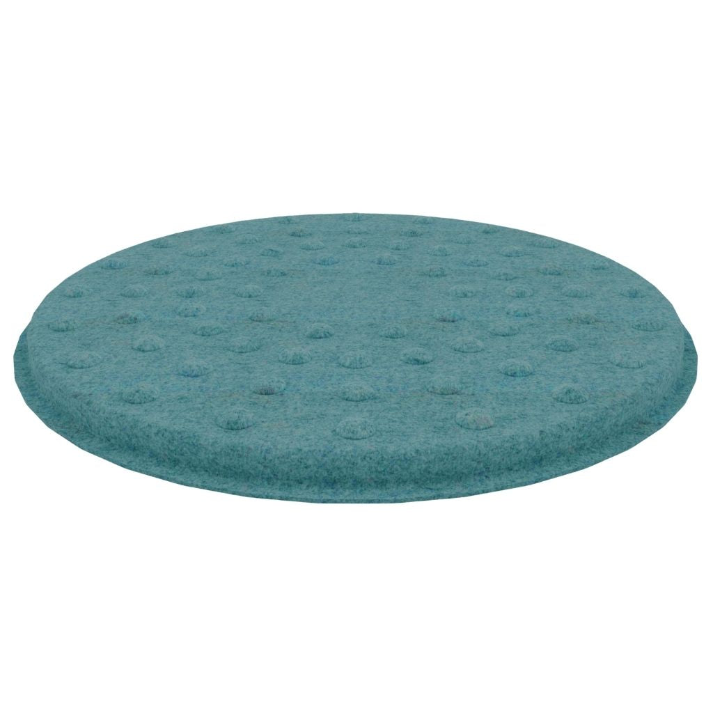 ACOUSTIC FELT HANGING CEILING TILE DOT ROUND BLUE