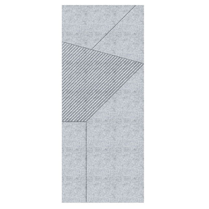 ACOUSTIC ARCHITECTURAL FELT PANEL F2 LEFT LIGHT GREY