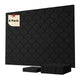 CLOUD ACOUSTIC BULLETIN FELT BOARD TILE BLACK- 6 in a BOX