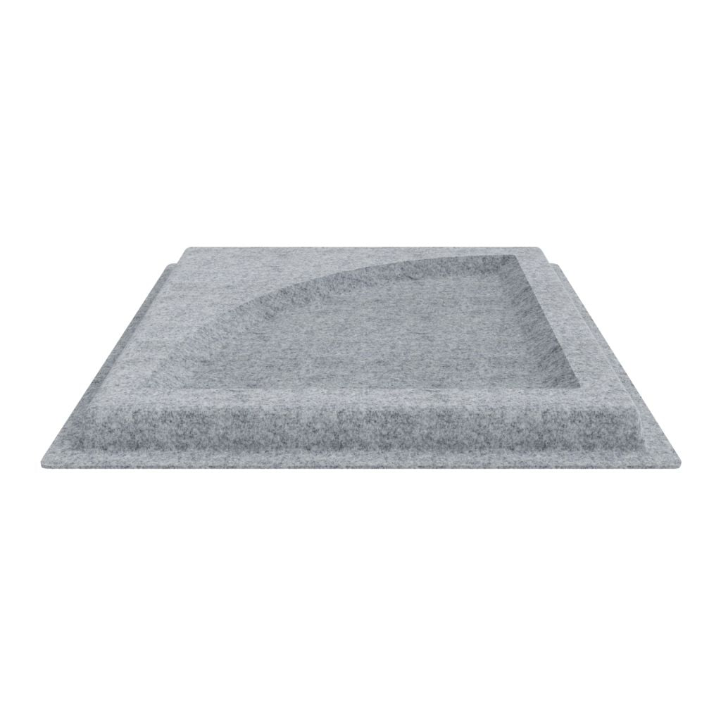 ACOUSTIC FELT DROP CEILING TILE QUARD LIGHT GREY 10 in a BOX