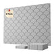 CLOUD ACOUSTIC BULLETIN FELT BOARD TILE GREY- 6 in a BOX