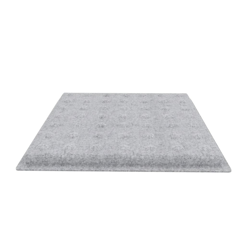 DOT MINI ACOUSTIC FELT DROP CEILING TILE LIGHT GREY 10 in a BOX