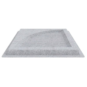ACOUSTIC FELT DROP CEILING TILE QUARD LIGHT GREY 10 in a BOX