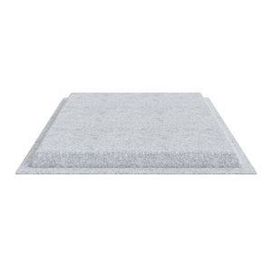 ACOUSTIC FELT DROP CEILING TILE BASE LIGHT GREY 10 in a BOX