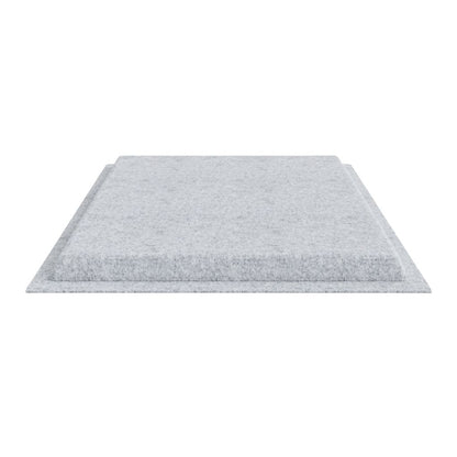 BASE ACOUSTIC FELT DROP CEILING TILE LIGHT GREY 10 in a BOX