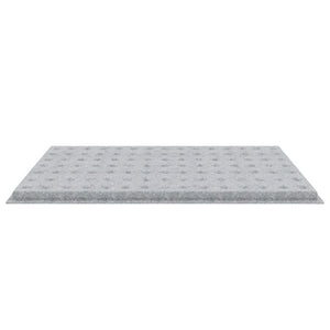 DOT ACOUSTIC FELT DROP CEILING TILE LIGHT GREY 10 in a BOX