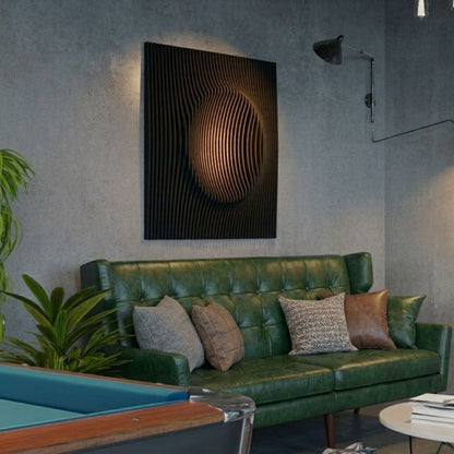 AcousticArt Gravity Black 3 × 3 ft