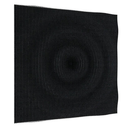 AcousticArt Ripple Black 6 × 6 ft