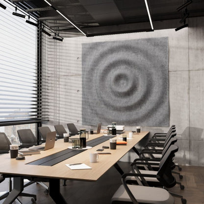 AcousticArt Ripple Grey 6 × 6 ft
