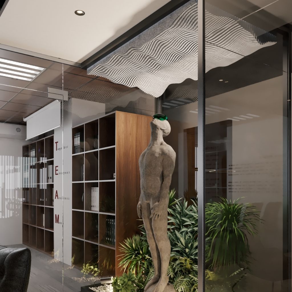 AcousticArt Cave Grey 3 × 6 ft