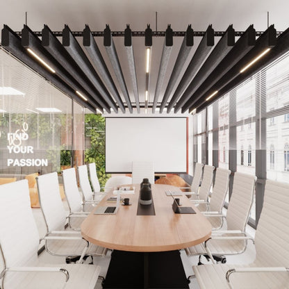 U BAFFLE 150 ACOUSTIC FELT CEILING LIGHT GREY- 10 in a Box