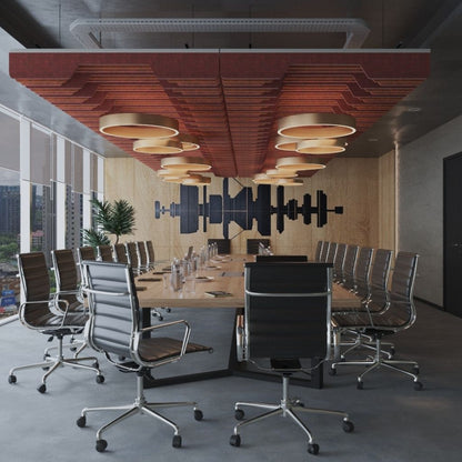 SLIM C ACOUSTIC FELT CEILING BAFFLE LIGHT GREY - 10 in a BOX