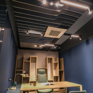 KNIFE B ACOUSTIC FELT CEILING BAFFLE LIGHT GREY - 10 in a BOX