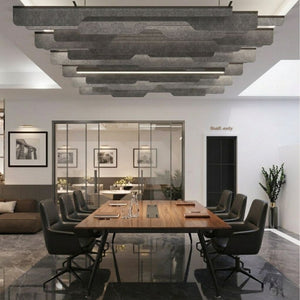 KNIFE C ACOUSTIC FELT CEILING BAFFLE LIGHT GREY - 10 in a BOX