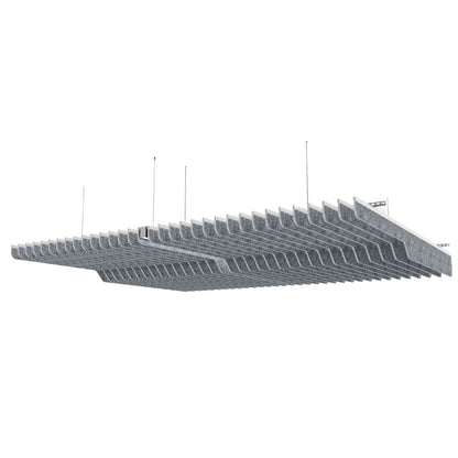 Knife C Acoustic Ceiling Baffle Grey Color