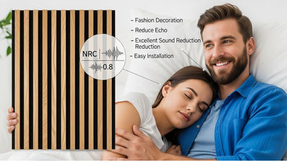 ACOUSTIC SLAT COLOR WOOD PANEL WALNUT