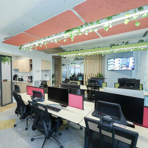 PLATE 80 ACOUSTIC FELT HANGING CEILING TILE LIGHT GREY 10 in a BOX