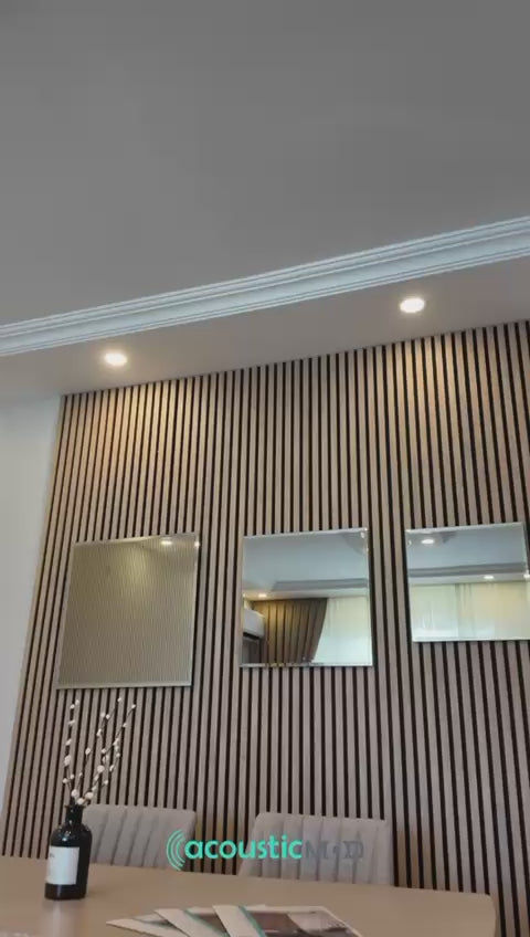 ACOUSTIC SLAT WOOD PANEL OAK A CLASS - 2 in a Box