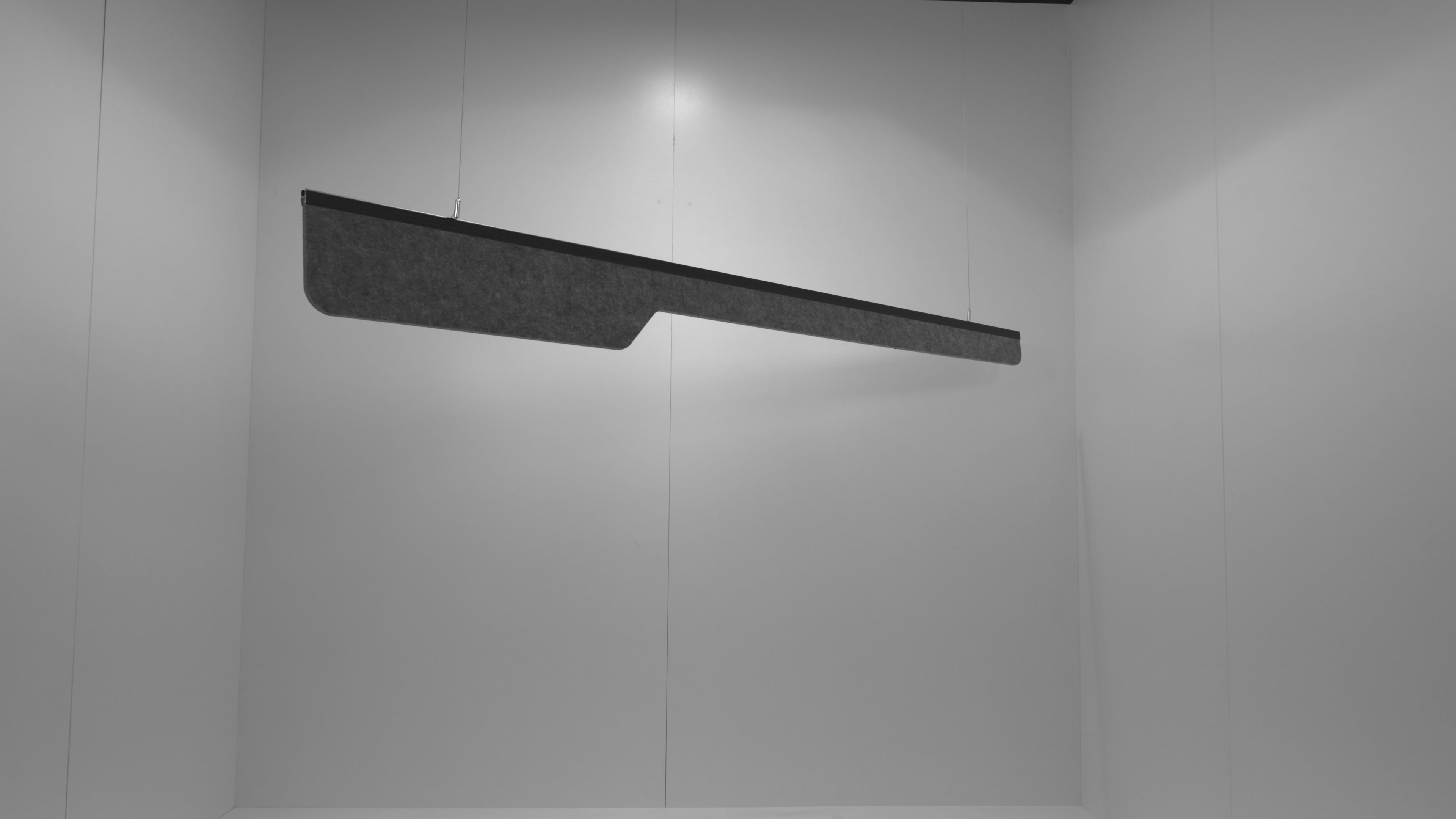KNIFE A ACOUSTIC FELT CEILING BAFFLE LIGHT GREY - 10 in a BOX