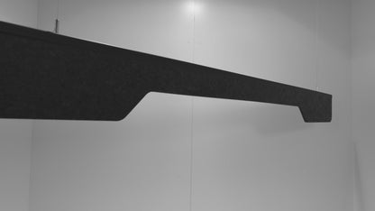 SLIM B ACOUSTIC FELT CEILING BAFFLE LIGHT GREY - 10 in a BOX