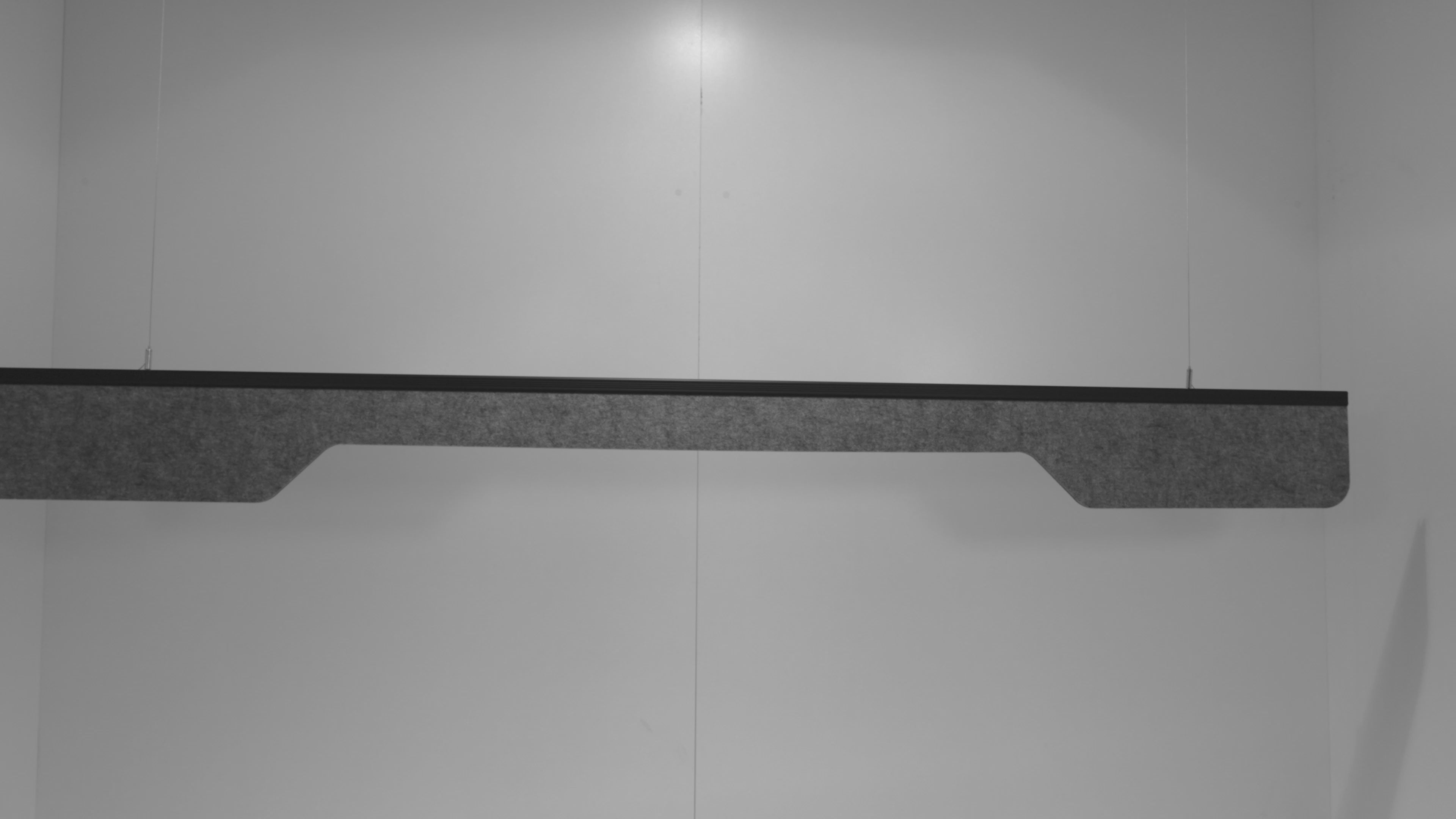 SLIM C ACOUSTIC FELT CEILING BAFFLE LIGHT GREY - 10 in a BOX