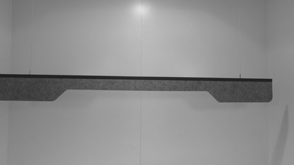 SLIM C ACOUSTIC FELT CEILING BAFFLE LIGHT GREY - 10 in a BOX