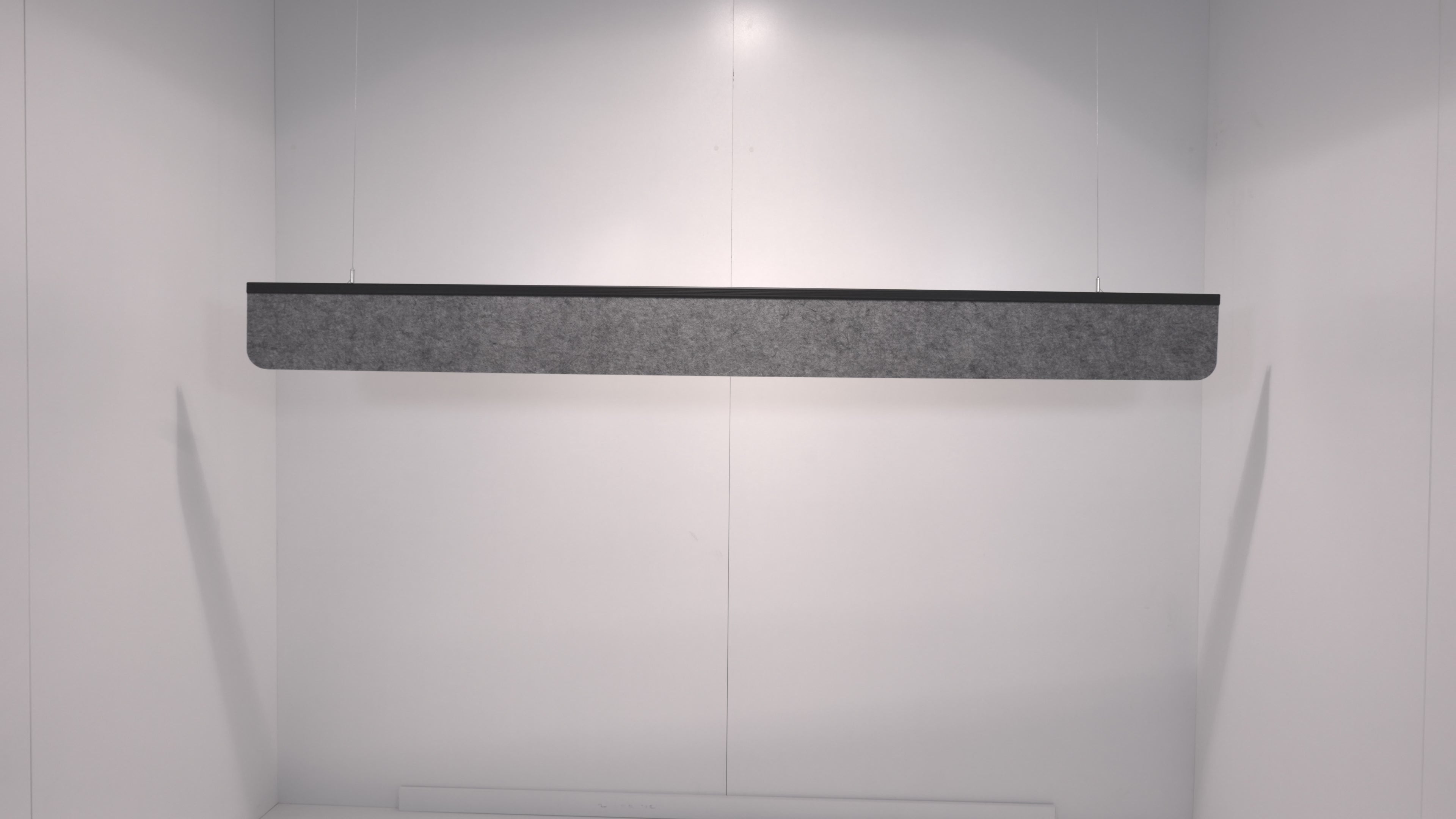 RADIUS ACOUSTIC FELT CEILING BAFFLE LIGHT GREY - 10 in a BOX