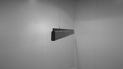 U BAFFLE 100 ACOUSTIC FELT CEILING GREY - 10 in a BOX