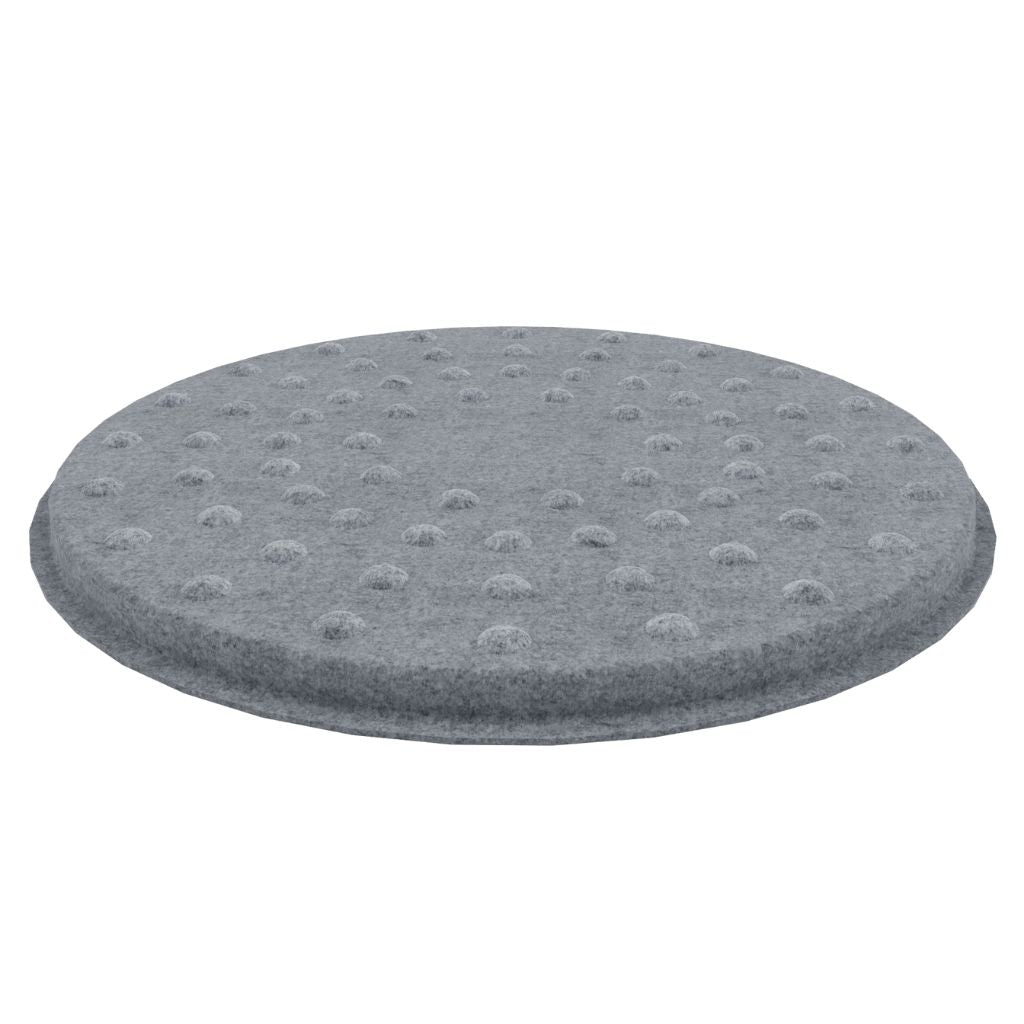 ACOUSTIC FELT HANGING CEILING TILE DOT ROUND GREY