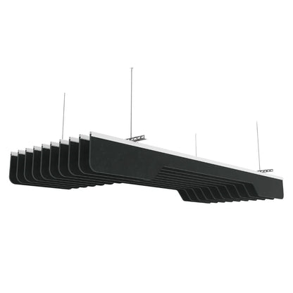 Slim A Acoustic Ceiling Baffle Smoked Color