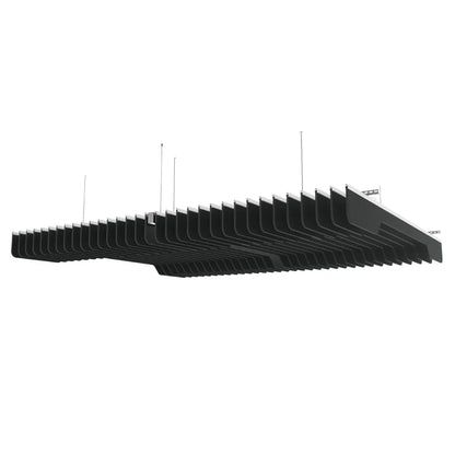 Slim A Acoustic Ceiling Baffle Smoked Color